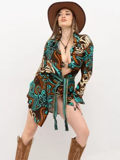CAMICIA MISS BIKINI V5015D