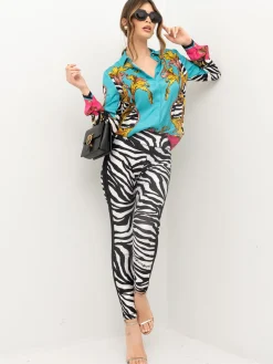 LEGGINGS VERSACE JEANS COUTURE 78HAC114 JS482