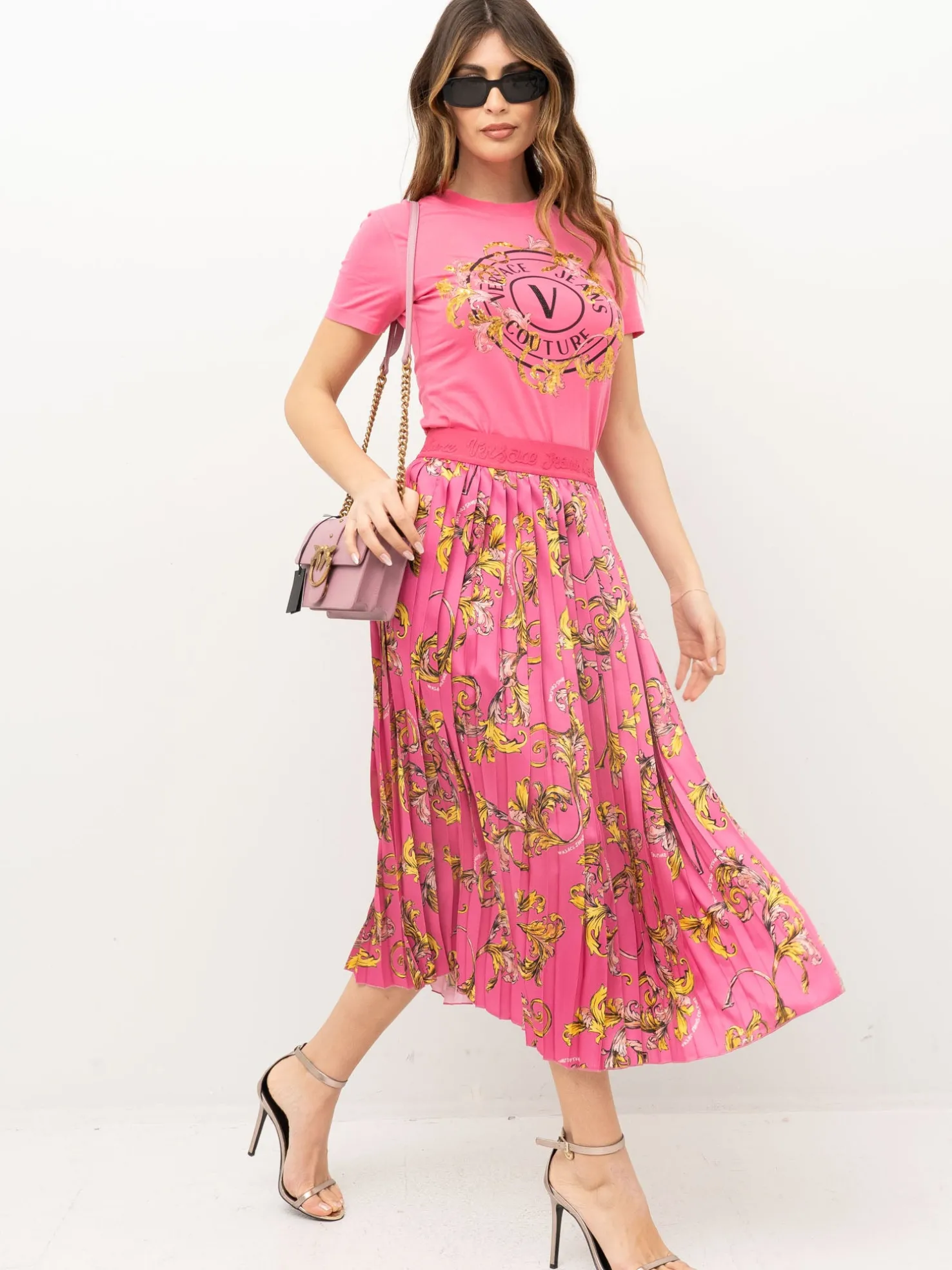 T-SHIRT VERSACE JEANS COUTURE 78HAHC01 CJ02C